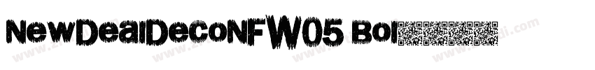 NewDealDecoNFW05 Bol字体转换